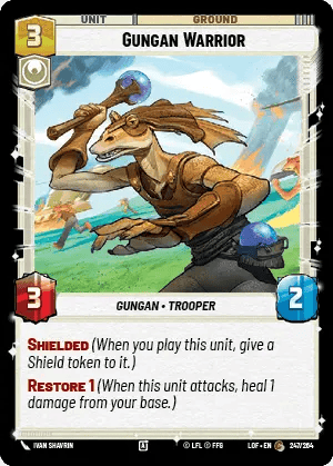 Gungan Warrior (LOF) Common Fantasy Flight Games Standard Non-Foil