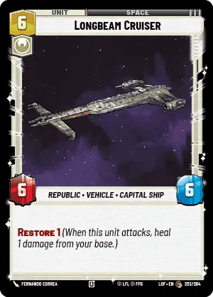Longbeam Cruiser (LOF) Common Fantasy Flight Games Standard Non-Foil