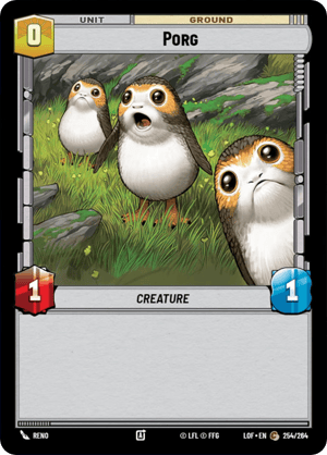 Porg (LOF) Common Fantasy Flight Games Standard Non-Foil
