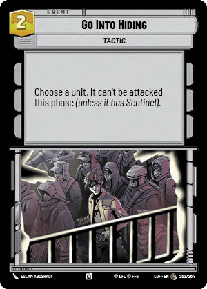 Go Into Hiding (LOF) Common Fantasy Flight Games Standard Non-Foil