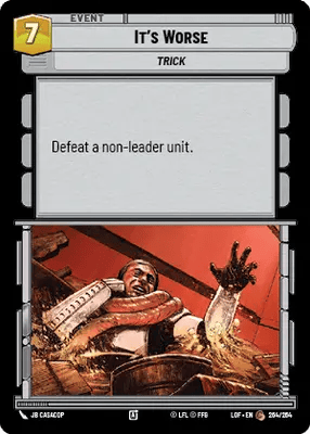 It's Worse (LOF) Common Fantasy Flight Games Standard Non-Foil