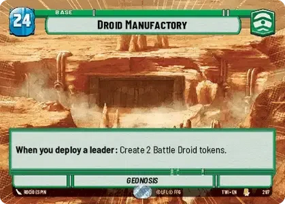 Droid Manufactory (TWI) Rare Star Wars Unlimited Fantasy Flight Games Hyperspace Non-Foil 