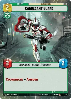 Coruscant Guard (TWI) Common Star Wars Unlimited Fantasy Flight Games Hyperspace Non-Foil 