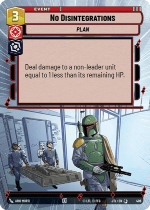 No Disintegrations (JTL) Starter Fantasy Flight Games Hyperspace Non-Foil