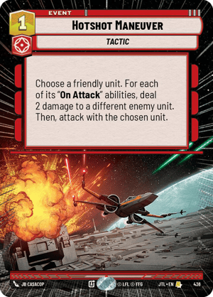 Hotshot Maneuver (JTL) Rare Fantasy Flight Games Hyperspace Non-Foil