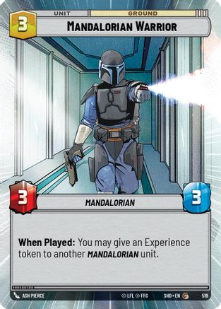 Mandalorian Warrior (SHD) Common  Fantasy Flight Games Hyperspace Non-Foil 