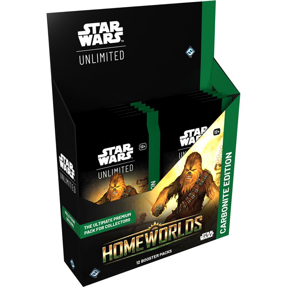 Star Wars Unlimited Homeworlds (HMW) Booster Display Carbonite Edition