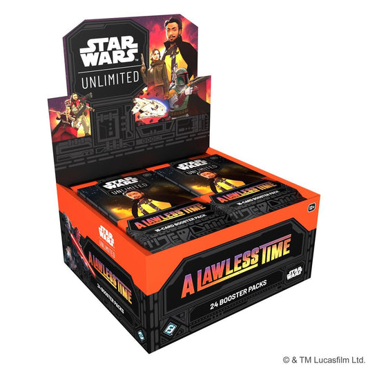 Star Wars Unlimited A Lawless Time (LAW) Booster Display