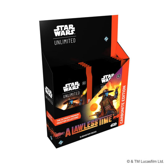 Star Wars Unlimited A Lawless Time (LAW) Booster Display Carbonite Edition