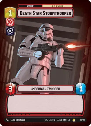 Death Star Stormtrooper (SOR) Common Star Wars Unlimited Fantasy Flight Games Promo Non-Foil 