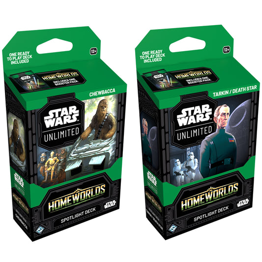 Star Wars Unlimited Homeworlds (HMW) Spotlight Decks
