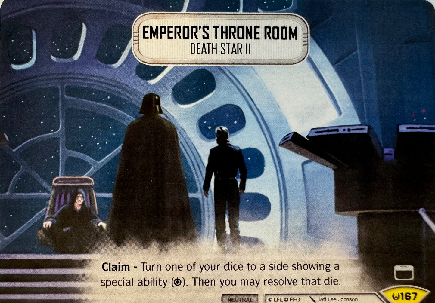 Emperor's Throne Room - Death Star II (AWK) Promo Star Wars Destiny Fantasy Flight Games   