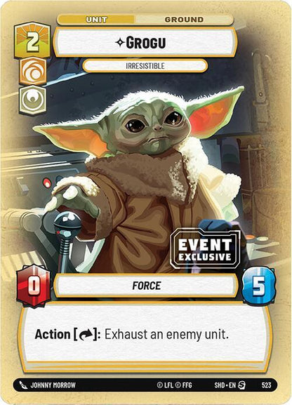 Grogu - Irresistable (SHD) Starter Star Wars Unlimited Fantasy Flight Games Promo Non-Foil 