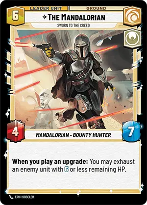 The Mandalorian - Sworn to the Creed (SHD) Starter Star Wars Unlimited Fantasy Flight Games   