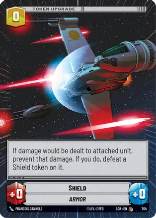 Shield Token (SOR) Common Star Wars Unlimited Fantasy Flight Games   