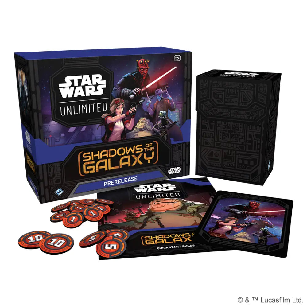 Star Wars Unlimited Shadows of the Galaxy (SHD) PreRelease Kit Star Wars Unlimited Fantasy Flight Games   