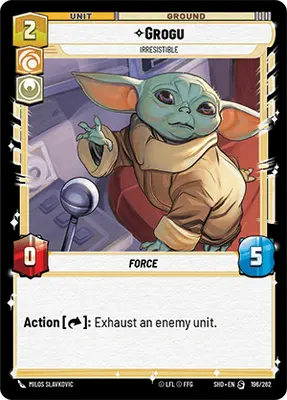 Grogu - Irresistable (SHD) Starter Star Wars Unlimited Fantasy Flight Games Standard Non-Foil 