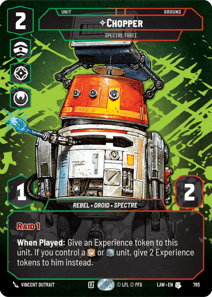 Chopper - Spectre Three (LAW) Uncommon Fantasy Flight Games Prestige Non-Foil
