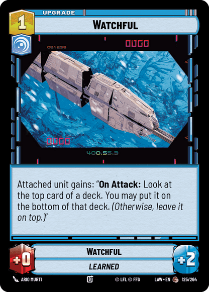 Watchful (LAW) Common Fantasy Flight Games Standard Non-Foil