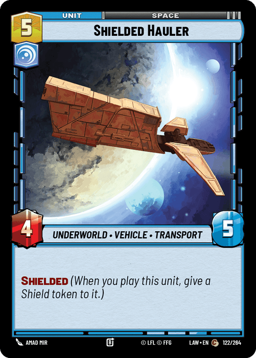 Shielded Hauler (LAW) Common Fantasy Flight Games Standard Non-Foil