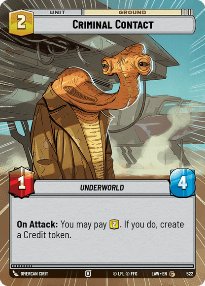 Criminal Contact (LAW) Common Fantasy Flight Games Hyperspace Non-Foil