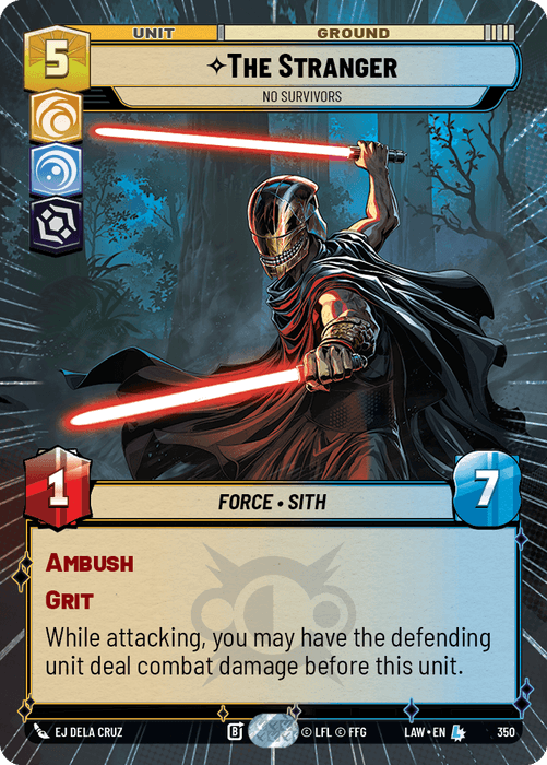 The Stranger - No Survivors (LAW) Legendary Fantasy Flight Games Hyperspace Non-Foil
