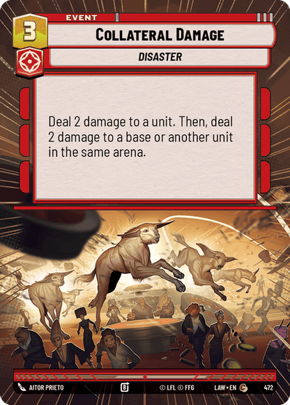 Collateral Damage (LAW) Common Fantasy Flight Games Hyperspace Non-Foil