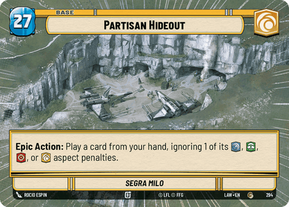 Partisan Hideout (LAW) Common Fantasy Flight Games Hyperspace Non-Foil