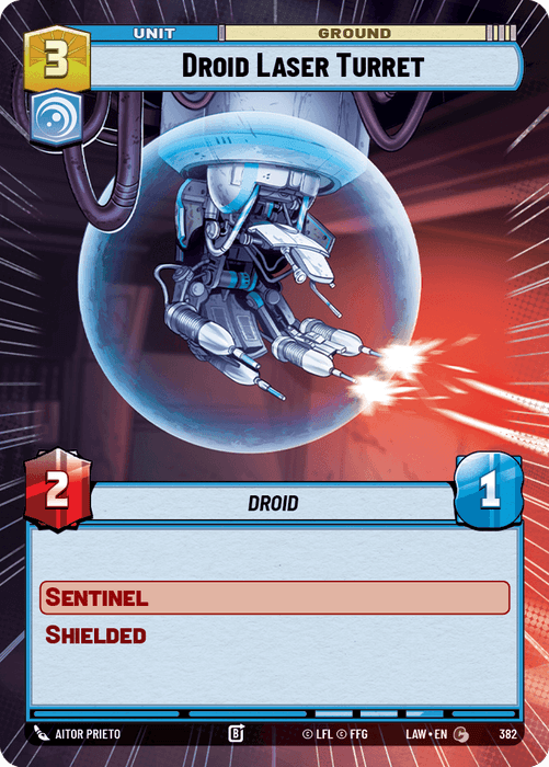 Droid Laser Turret (LAW) Common Fantasy Flight Games Hyperspace Non-Foil