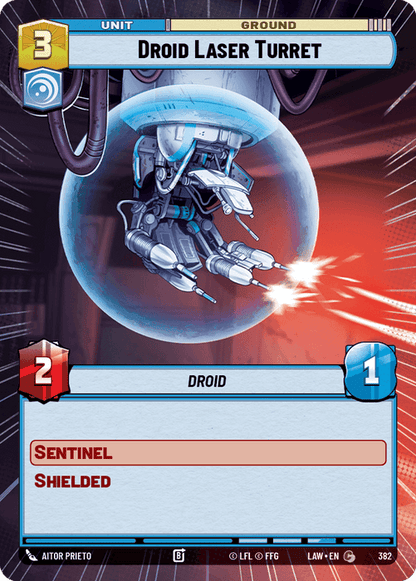 Droid Laser Turret (LAW) Common Fantasy Flight Games Hyperspace Non-Foil