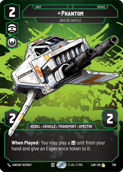 Phantom - Spectre Shuttle (LAW) Rare Fantasy Flight Games Prestige Non-Foil