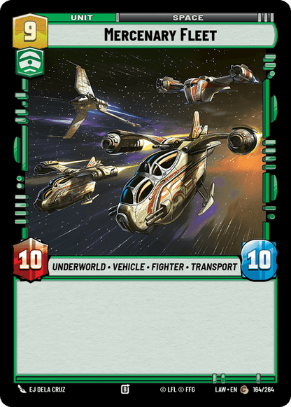 Mercenary Fleet (LAW) Common Fantasy Flight Games Standard Non-Foil