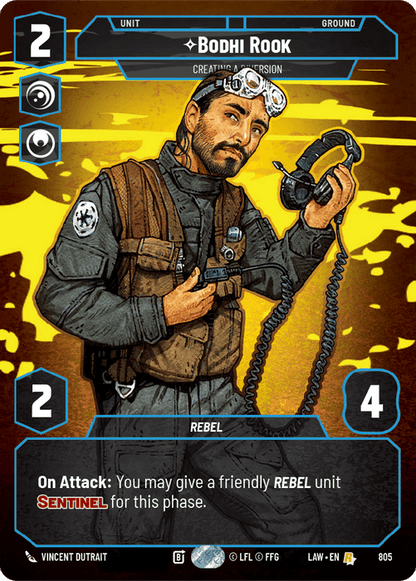 Bodhi Rook - Creating a Diversion (LAW) Rare Fantasy Flight Games Prestige Non-Foil