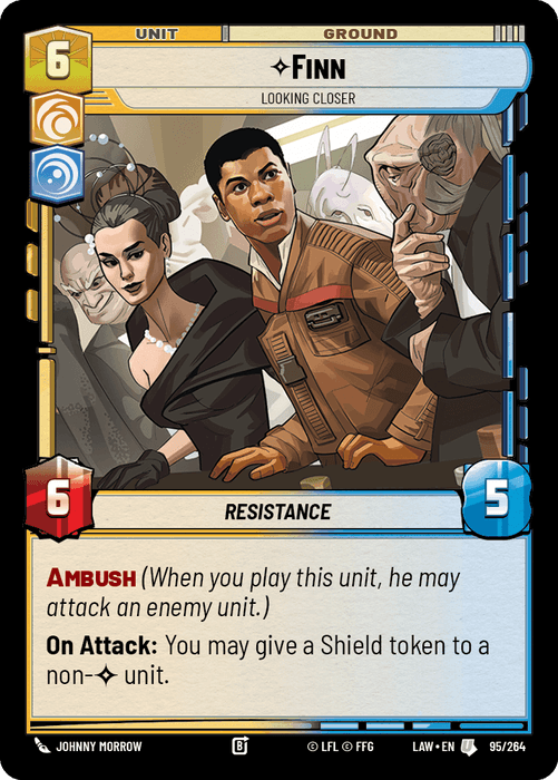 Finn - Looking Closer (LAW) Uncommon Fantasy Flight Games Standard Non-Foil