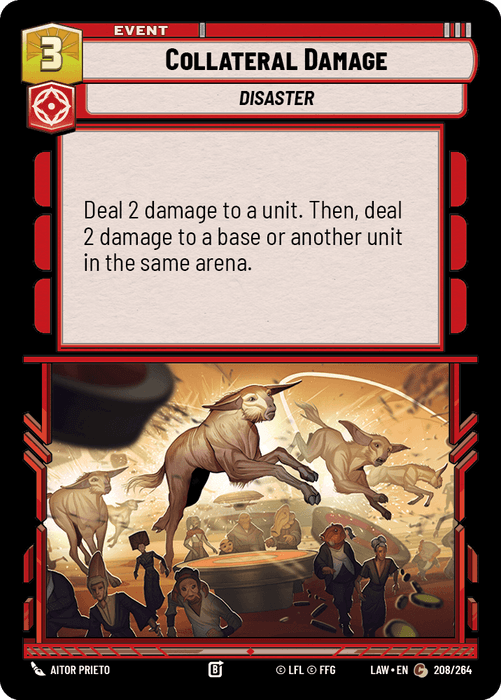 Collateral Damage (LAW) Common Fantasy Flight Games Standard Non-Foil