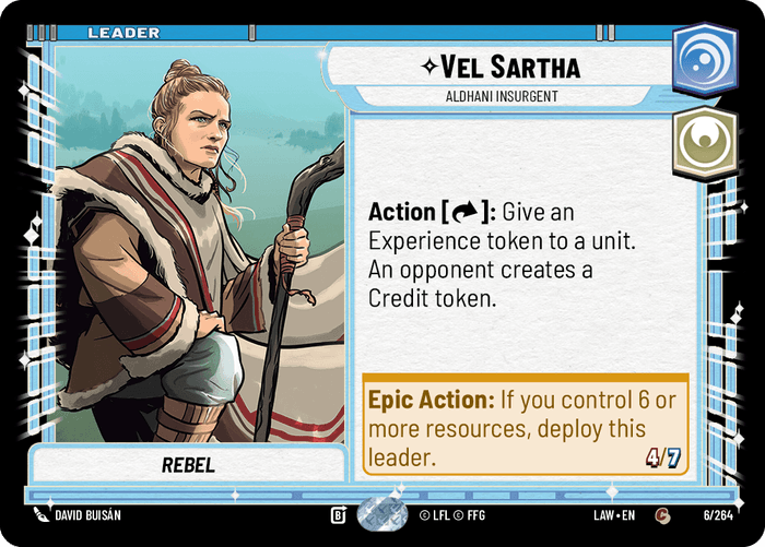 Vel Sartha - Aldhani Insurgent (LAW) Common Fantasy Flight Games Standard Non-Foil