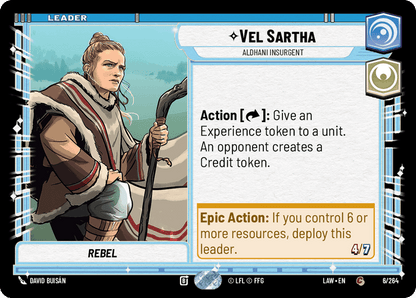 Vel Sartha - Aldhani Insurgent (LAW) Common Fantasy Flight Games Standard Non-Foil