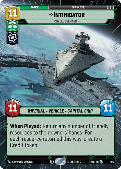 Intimidator - Citadel Overwatch (LAW) Legendary Fantasy Flight Games Hyperspace Non-Foil