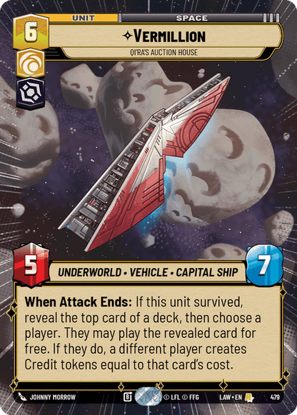 Vermillion - Qi'ra's Auction House (LAW) Rare Fantasy Flight Games Hyperspace Non-Foil