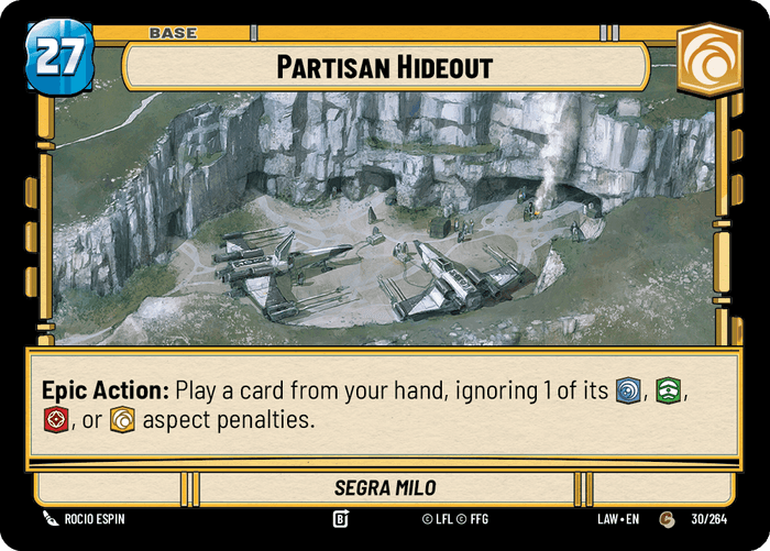Partisan Hideout (LAW) Common Fantasy Flight Games Standard Non-Foil