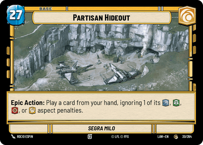 Partisan Hideout (LAW) Common Fantasy Flight Games Standard Non-Foil