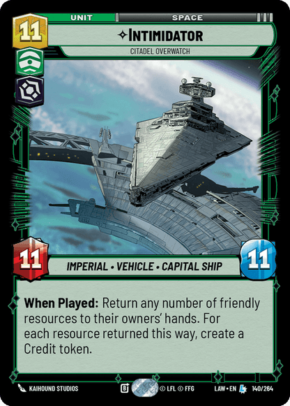 Intimidator - Citadel Overwatch (LAW) Legendary Fantasy Flight Games Standard Non-Foil