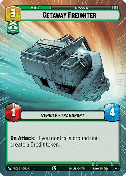 Getaway Freighter (LAW) Common Fantasy Flight Games Hyperspace Non-Foil