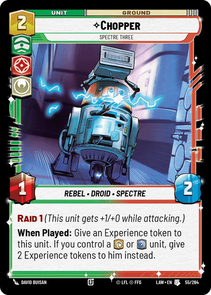 Chopper - Spectre Three (LAW) Uncommon Fantasy Flight Games Standard Non-Foil