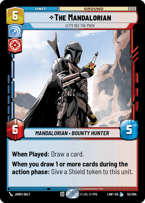 The Mandalorian - Let's See the Puck (LAW) Legendary Fantasy Flight Games Standard Non-Foil