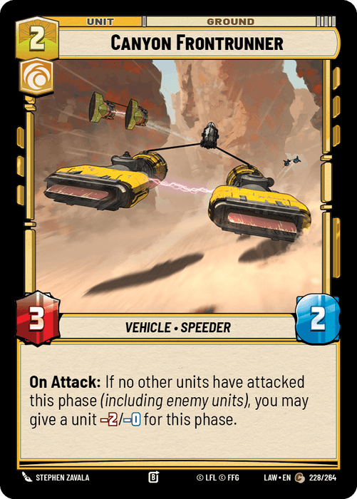 Canyon Frontrunner (LAW) Common Fantasy Flight Games Standard Non-Foil