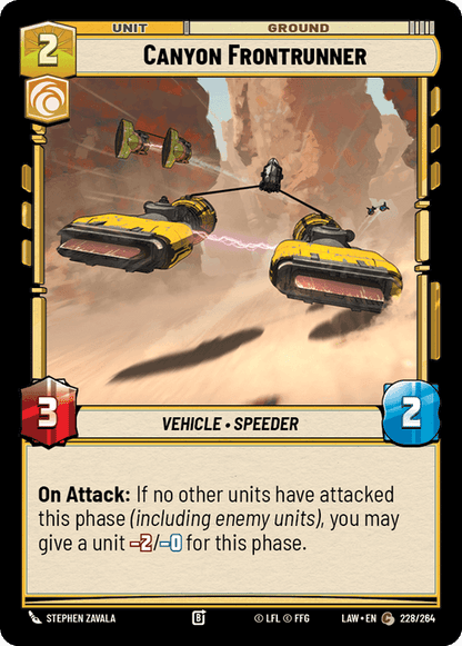 Canyon Frontrunner (LAW) Common Fantasy Flight Games Standard Non-Foil