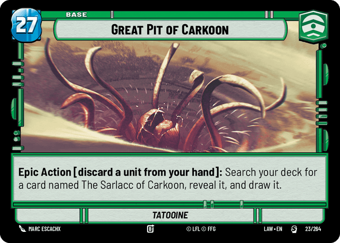 Great Pit of Carkoon (LAW) Starter Fantasy Flight Games Standard Non-Foil