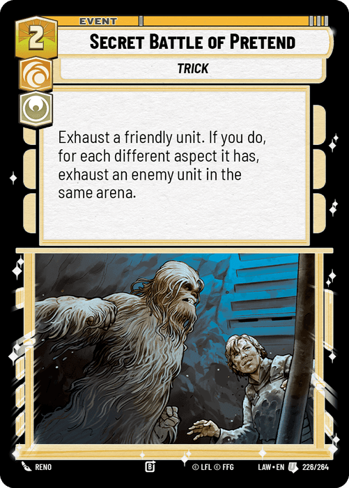 Secret Battle of Pretend (LAW) Uncommon Fantasy Flight Games Standard Non-Foil