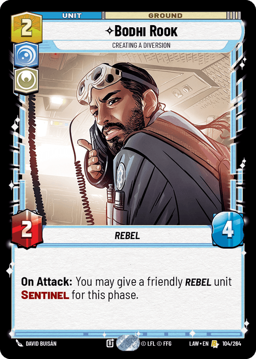 Bodhi Rook - Creating a Diversion (LAW) Rare Fantasy Flight Games Standard Non-Foil